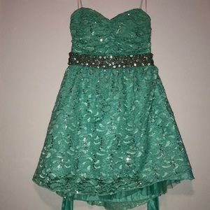 Sea green ‘MyMichelle’ homecoming/prom dress